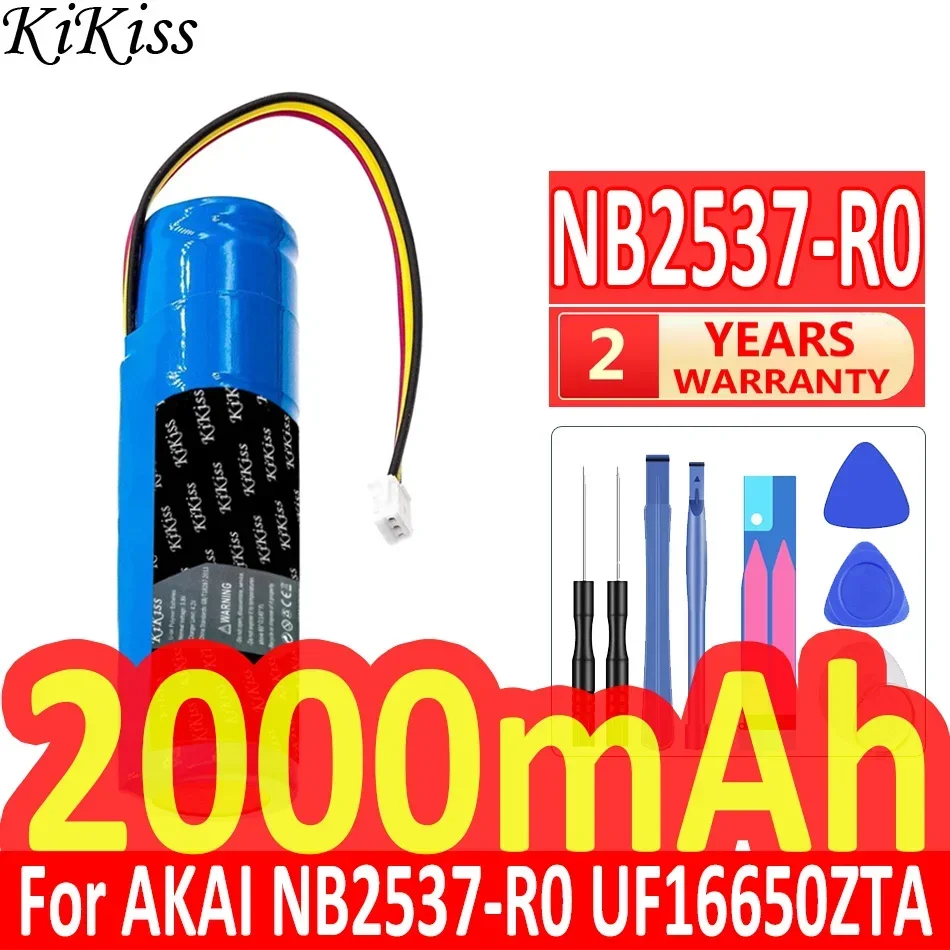 Аккумулятор KiKiss 2000 мАч для AKAI NB2537-R0 UF16650ZTA EWI 5000 Solo Цвет синий