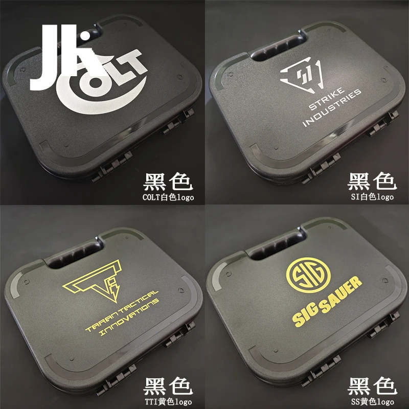 Тактический чемодан для пистолета из АБС-пластика, безопасный ящик для хранения, коробка для хранения, аксессуары для охотничьего ружья Glock Kublai, Жесткий Чехол для хранения