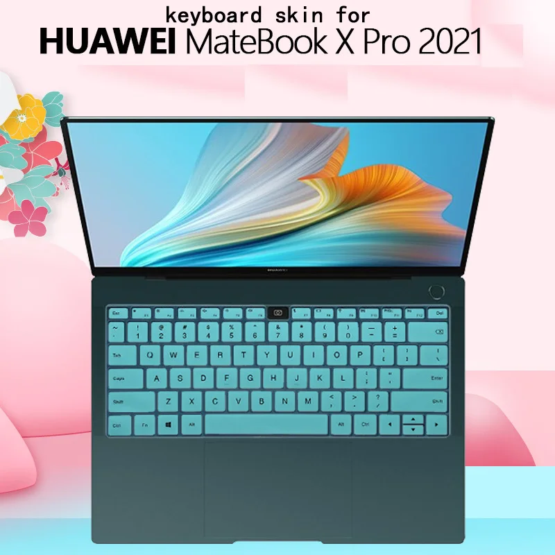 

2 шт., силиконовые защитные чехлы для клавиатуры для HUAWEI MateBook X Pro 2021