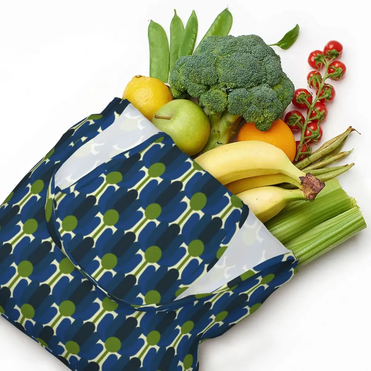 Оригинальные сумки-тоуты с милым принтом Orla Kiely Флорида флотт прочные холщовые