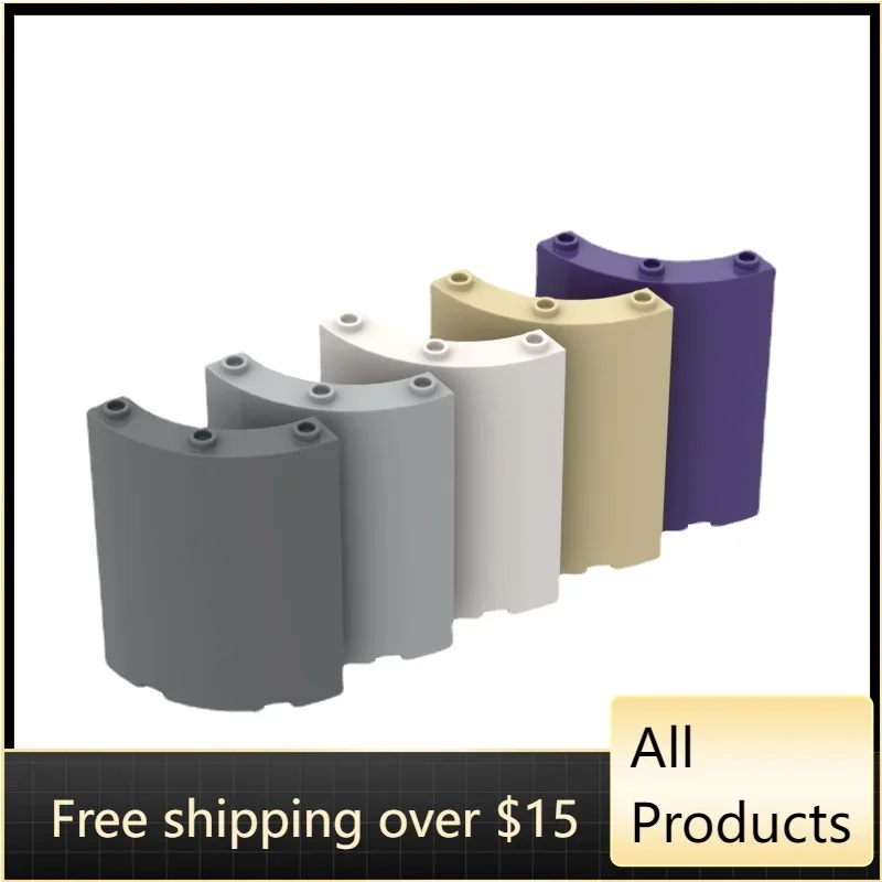 Высокотехнологичные сборные детали 30562 4x4x6 10 шт. изогнутая настенная панель набор