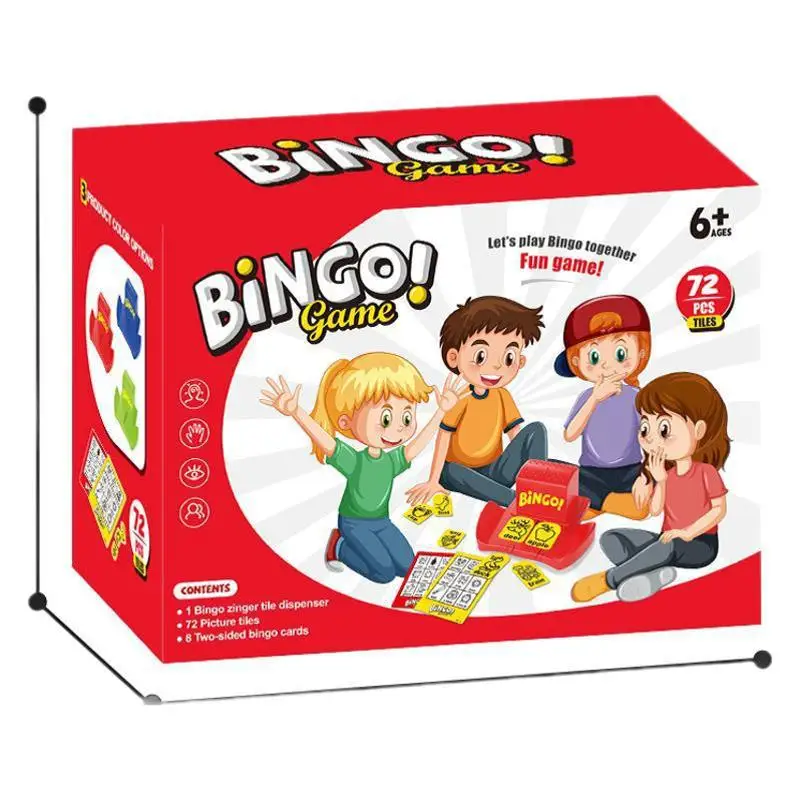 Карточная игра Bingo BIN GO GAME Карточная обучающая машина Фокус на графике, цифрах, английских слов, карточках, настольных играх, головоломках (art.: 3920cdca4ba59) - 3920cdca4ba59