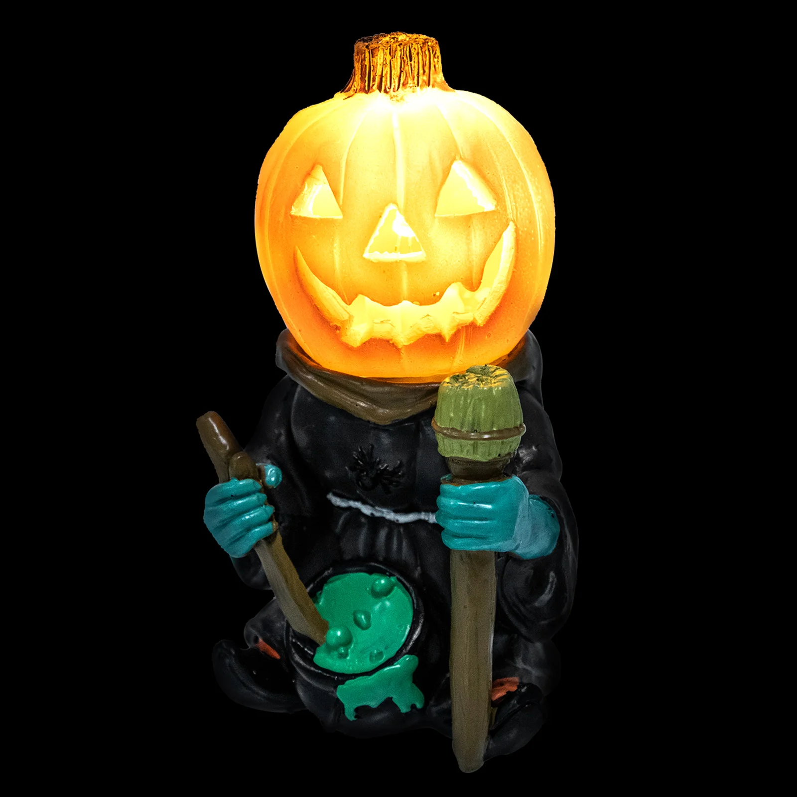 

Украшения для сада на Хэллоуин в виде тыквы