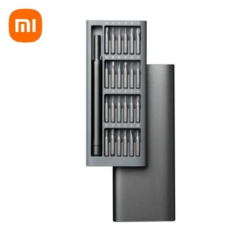 

Набор отверток для отделки Xiaomi 24 в 1, 24 шт., мини-карманная прецизионная отвертка с магнитной абсорбцией, многофункциональный инструмент для ремонта