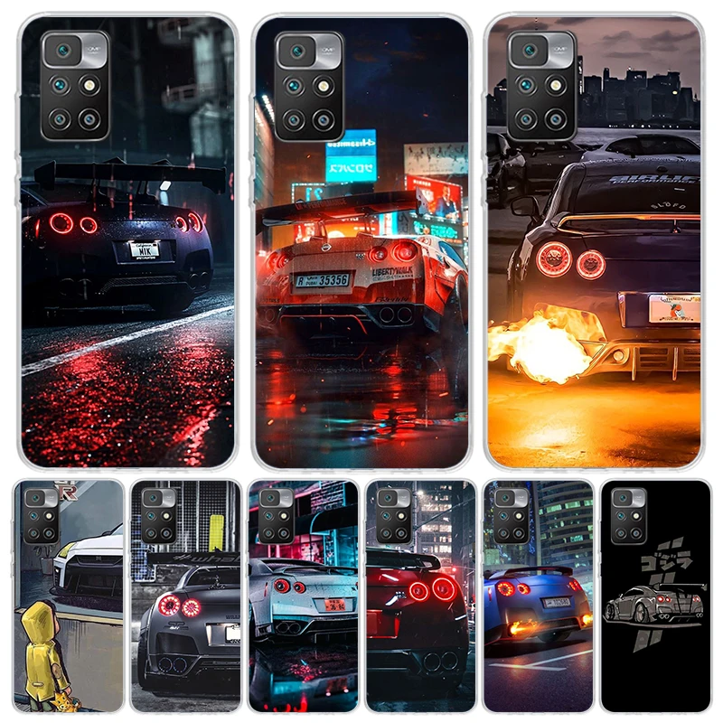 GTR спортивный автомобиль JDM чехол для телефона Xiaomi Redmi 12 12C 10 10C 10A 9 9C 9A 9T 8 8A 7 7A 6 Pro 6A S2