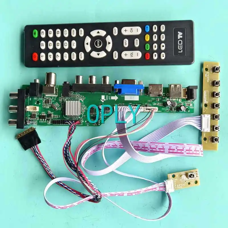 

Для LTN140AT16 LTN140AT17 экран ноутбука DVB плата цифрового контроллера 14 "USB AV RF LVDS 40 Pin комплект 1366*768 HDMI-совместимый VGA