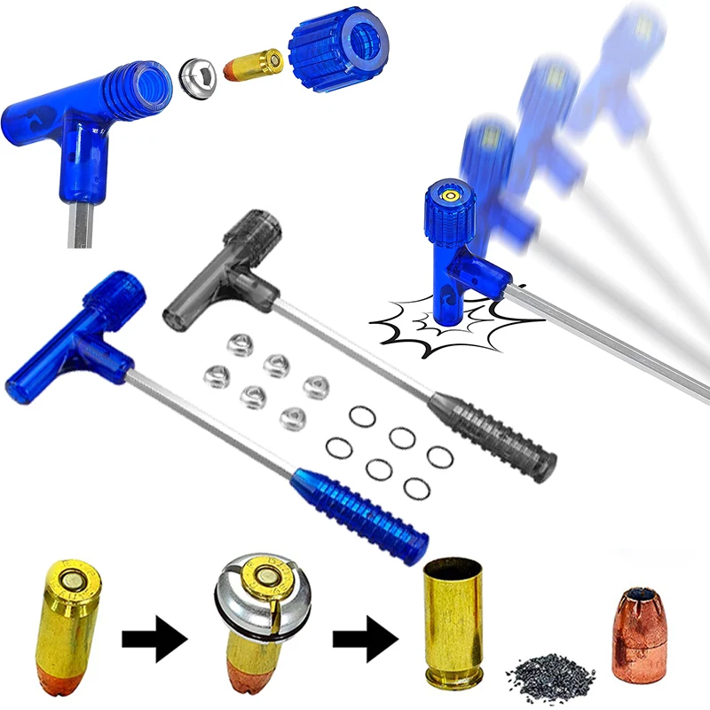

Impact Bullet Puller Hammer Tool w/ 3 Expandable Collets for .17 to 50 Cal New