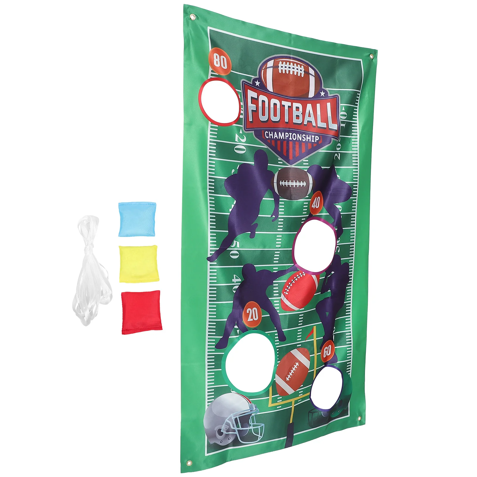 

1 Set Themed Game Toss Banner Throwing Games Banner and Bean Bag for Kids Adults