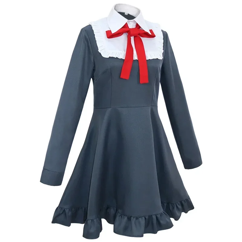 Danganronpa Косплей Костюм Monaka Monaca Towa Платье Комплект Dangan Ronpa Женская Униформа