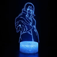 naruto uchiha itachi uchiha sasuke night light series 3d night light colorful touch gift table lamp led visual light lamps