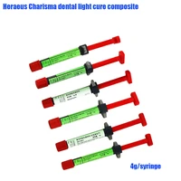 2pcs charisma dental microglass composite syringe light cure resin a1 a2 a3 a3 5 b1 b2 shade universal tooth filling material