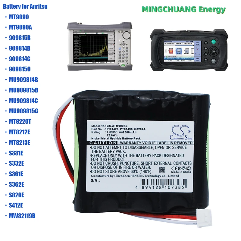 Cameron Sino оборудование, опрос, тестовая батарея Anritsu PT01426, G0202A, PT01496 Для Anritsu MT9090, MT9090A, 909815B, 909814B