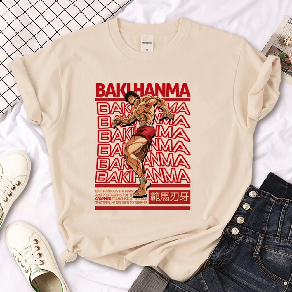 Футболка Baki Y2K Женская женская японская одежда