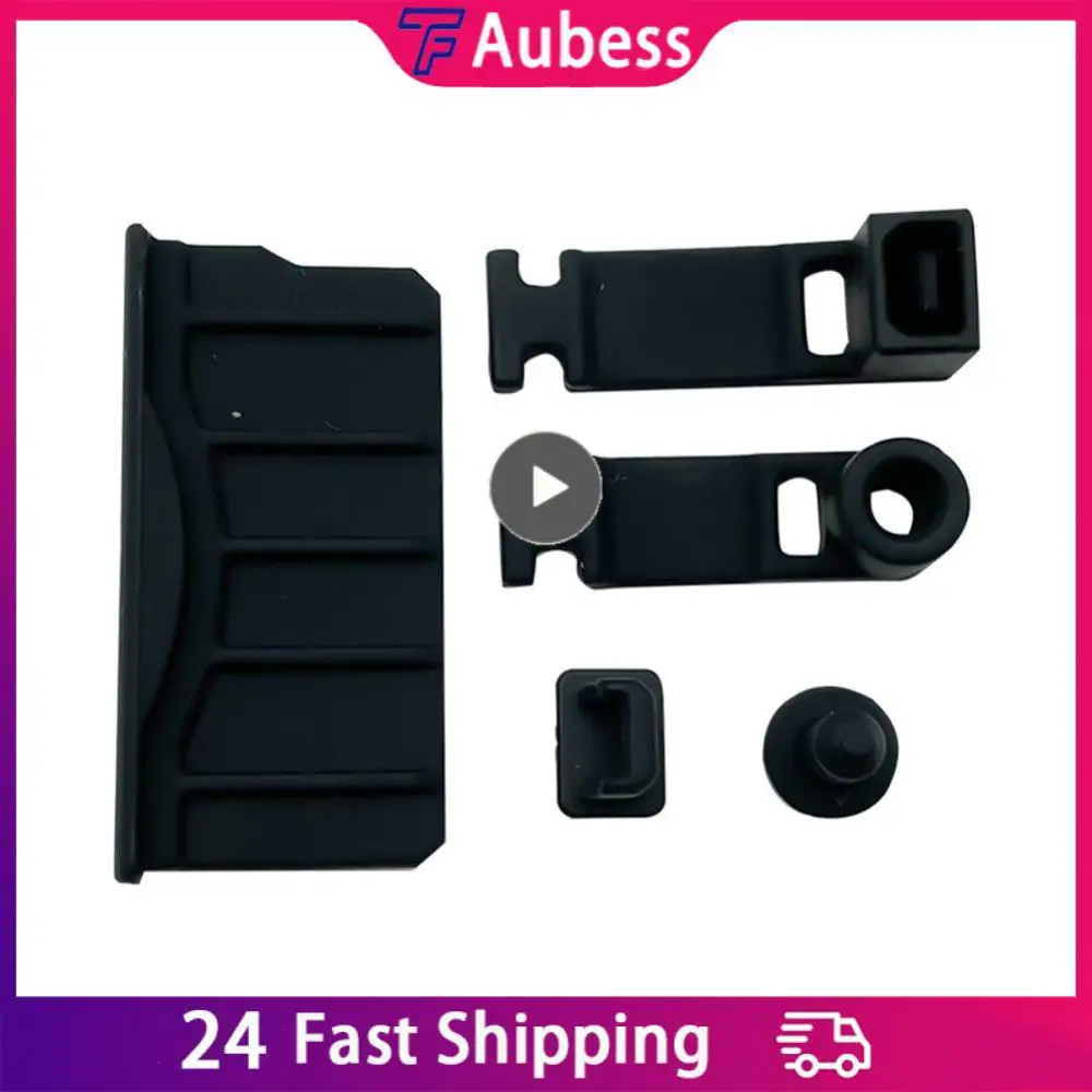 

Charging Dock Dust Cap Black 1set Anti-dust Plug Cover Card Slot High Quality Protector Cap Silicone Earphone Jack