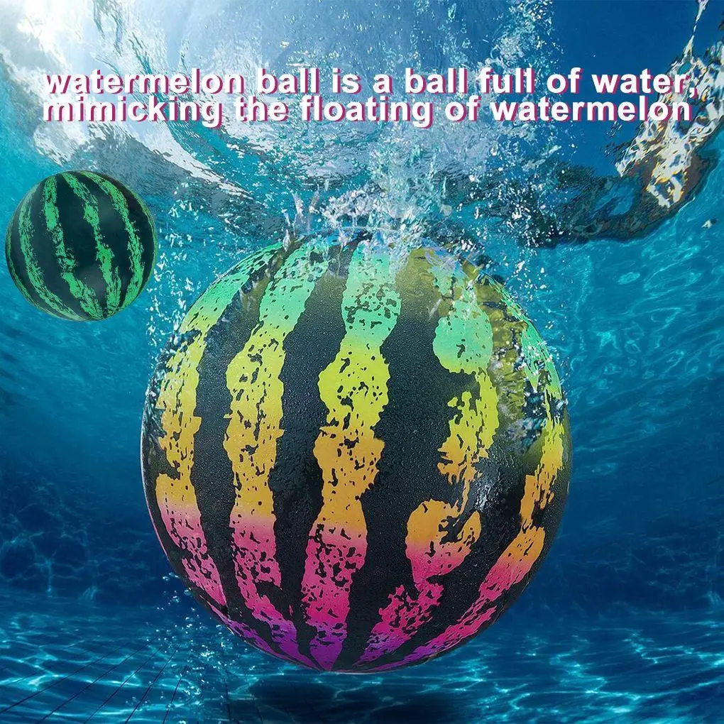 

Водные воздушные шары, забавные пляжные игрушки для бассейна, водяной мяч из арбуза, идеальная игра для бассейна для подводного прохождения...