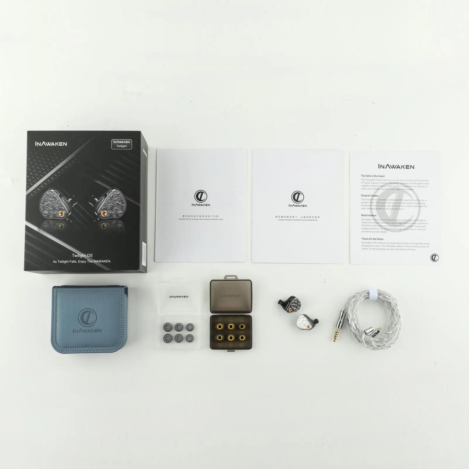 Предварительный заказ ​ INAWAKEN Twilight-DS 4DD+8BA Наушники-вкладыши Hi-Fi с титановым сплавом + стальной сборкой и OCC + медным кабелем из сплава (art.: 3920d288105ff) - 3920d288105ff