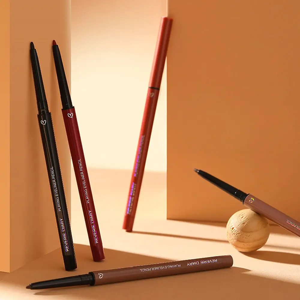 

1 Pcs 6 Color Gel Eyeliner Pen Natural Long-lasting Waterproof Sweat-proof No Smudging Brown Black Eye Liner Pencil Eye Makeup