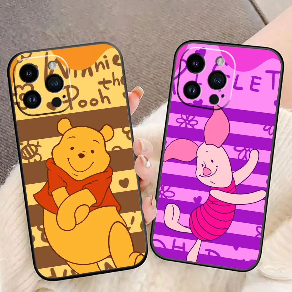 Чехол для телефона с изображением Винни-Пуха тигра поросенка iphone Apple 15 14 13 12 11 Pro XS
