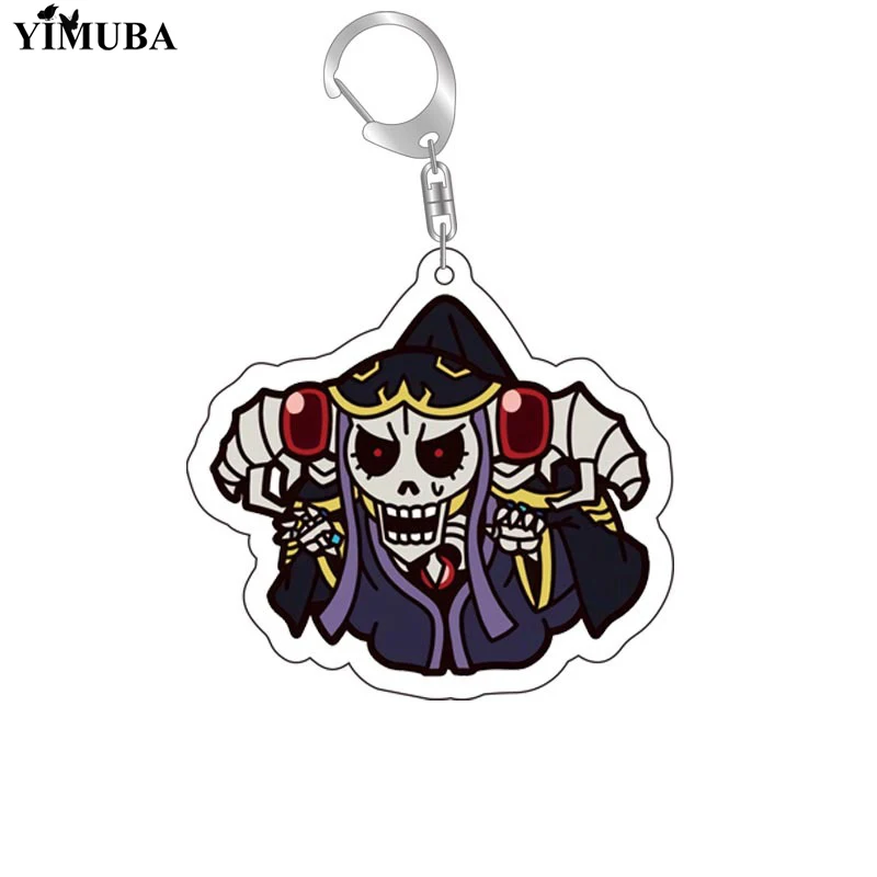 Персонаж Аниме Overlord брелок для рюкзака сумка аксессуары Albedo Ainz Ooal мультяшная