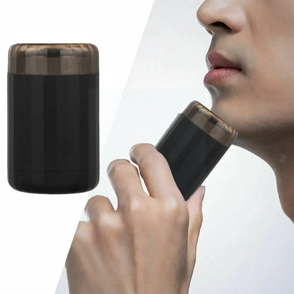 

Mini Usb Rechargeable Electric Shaver Face Hair Trimmer Washable Travel Portable Shaver Men's F7x7