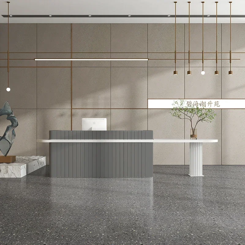 Мебель роскошный приемник стол для приема стойка салона красоты современные