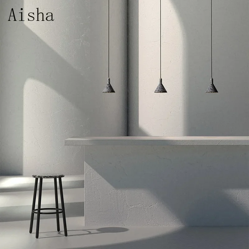 Американский промышленный подвесной светильник из терраццо ретро-лофт