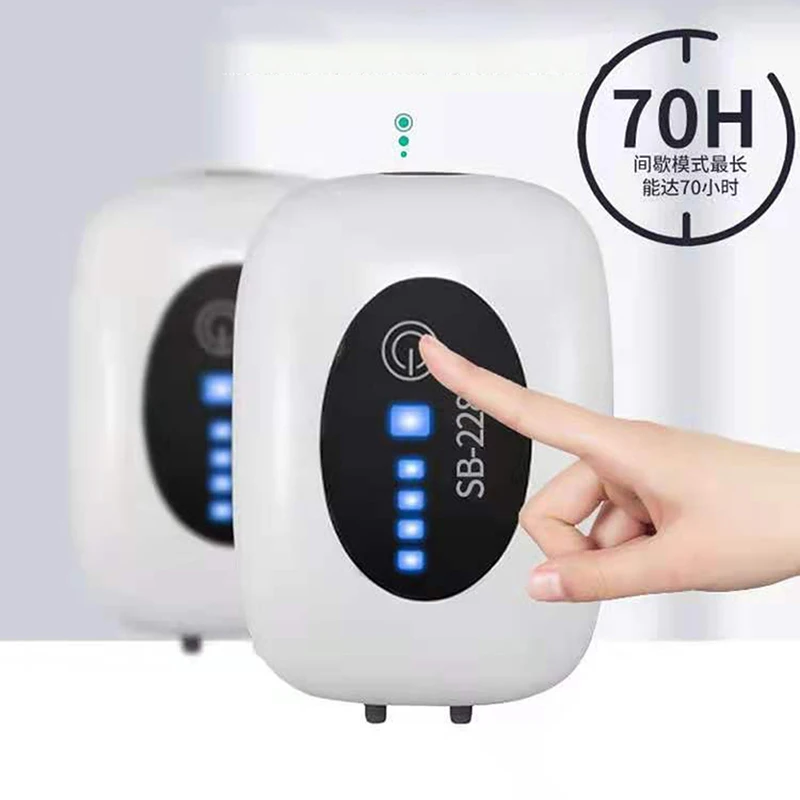 

Small Portable Aquarium Air Pump Oxygen Pump Usb Rechargeable Lithium Battery Fish Tank Outdoor Aquarium Fishing Oxygen Pump