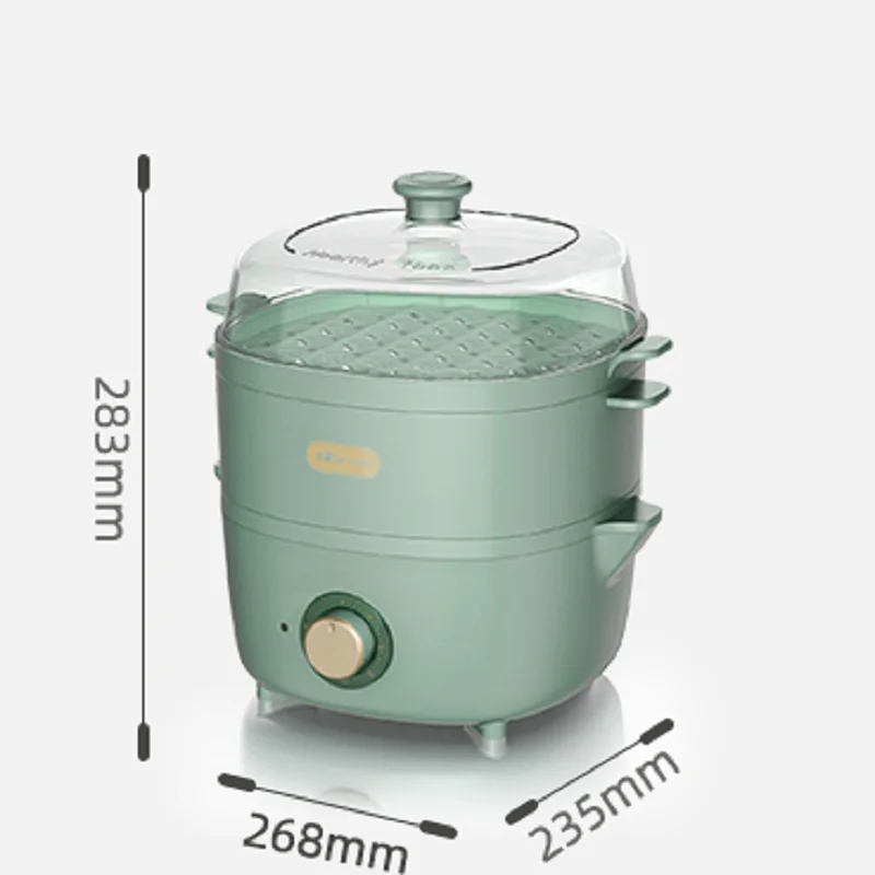 Electric Steamer Home Appliances Pot Household Multi-function Egg Cooker For Boiler Cooking Tools Kitchen 2 Layers 300-600W images - 6