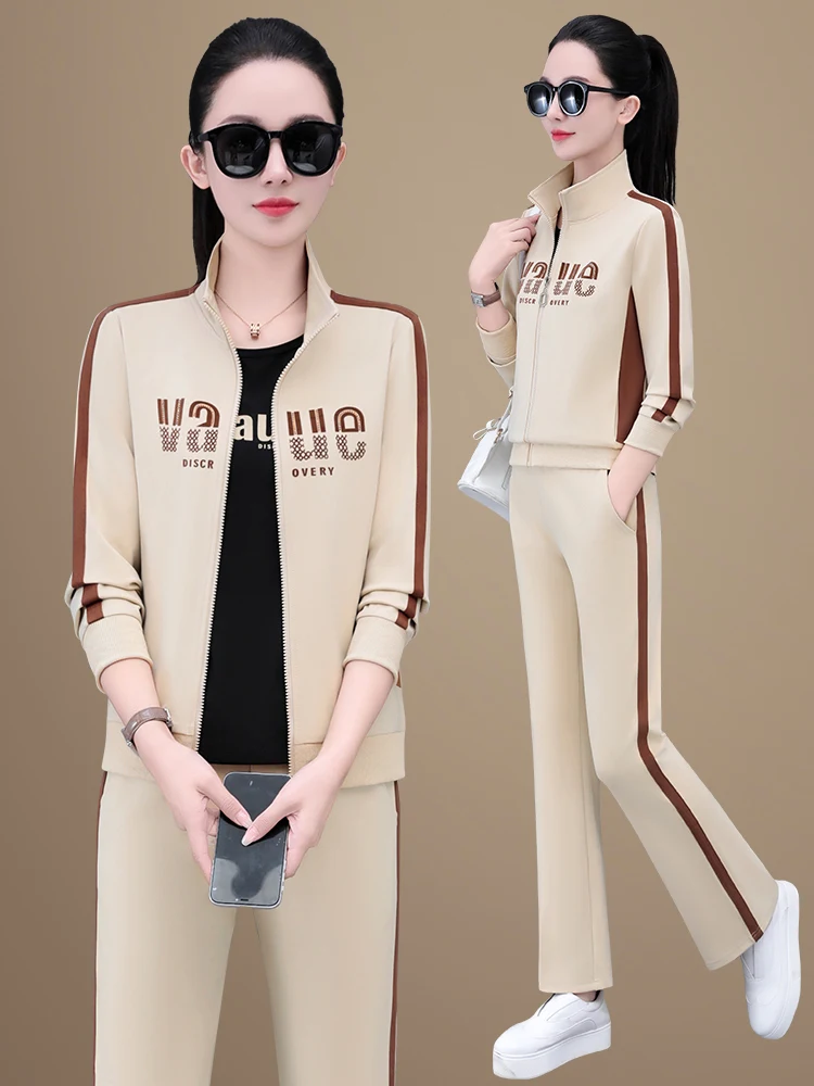 Платье для женщин среднего возраста Новинка осени 2024 повседневный Свободный