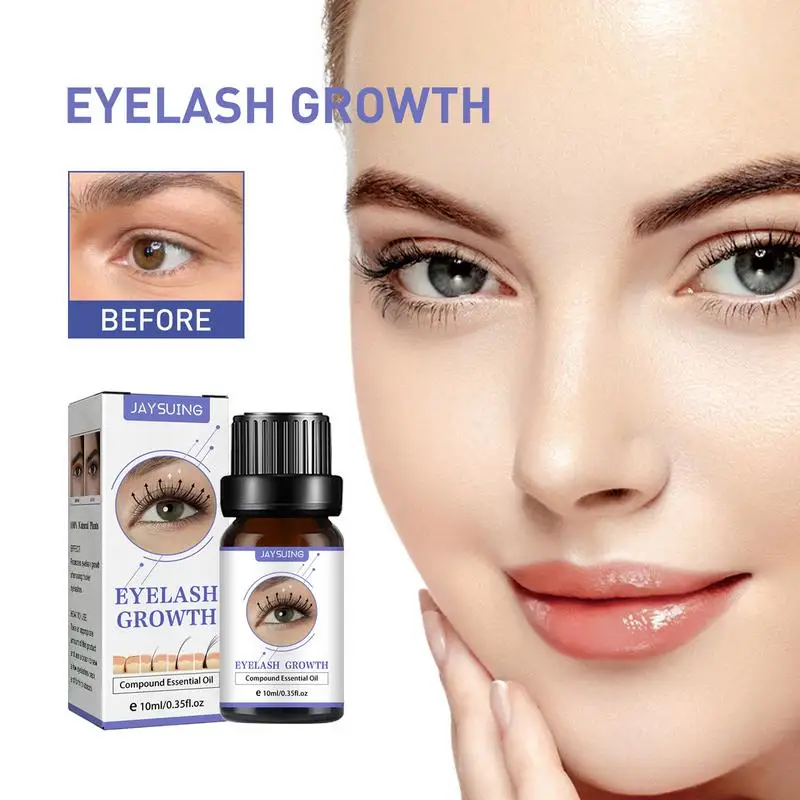 

Эфирное масло для роста ресниц, эффективная питательная сыворотка для удлинения и улучшения объема, 10 мл