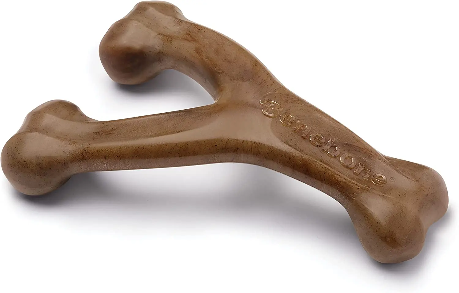 

Wishbone du Vrai Bacon Grand Jouet à mastiquer résistant pour Les Chiens mâcheurs compulsifs, fabriqué aux États-Unis