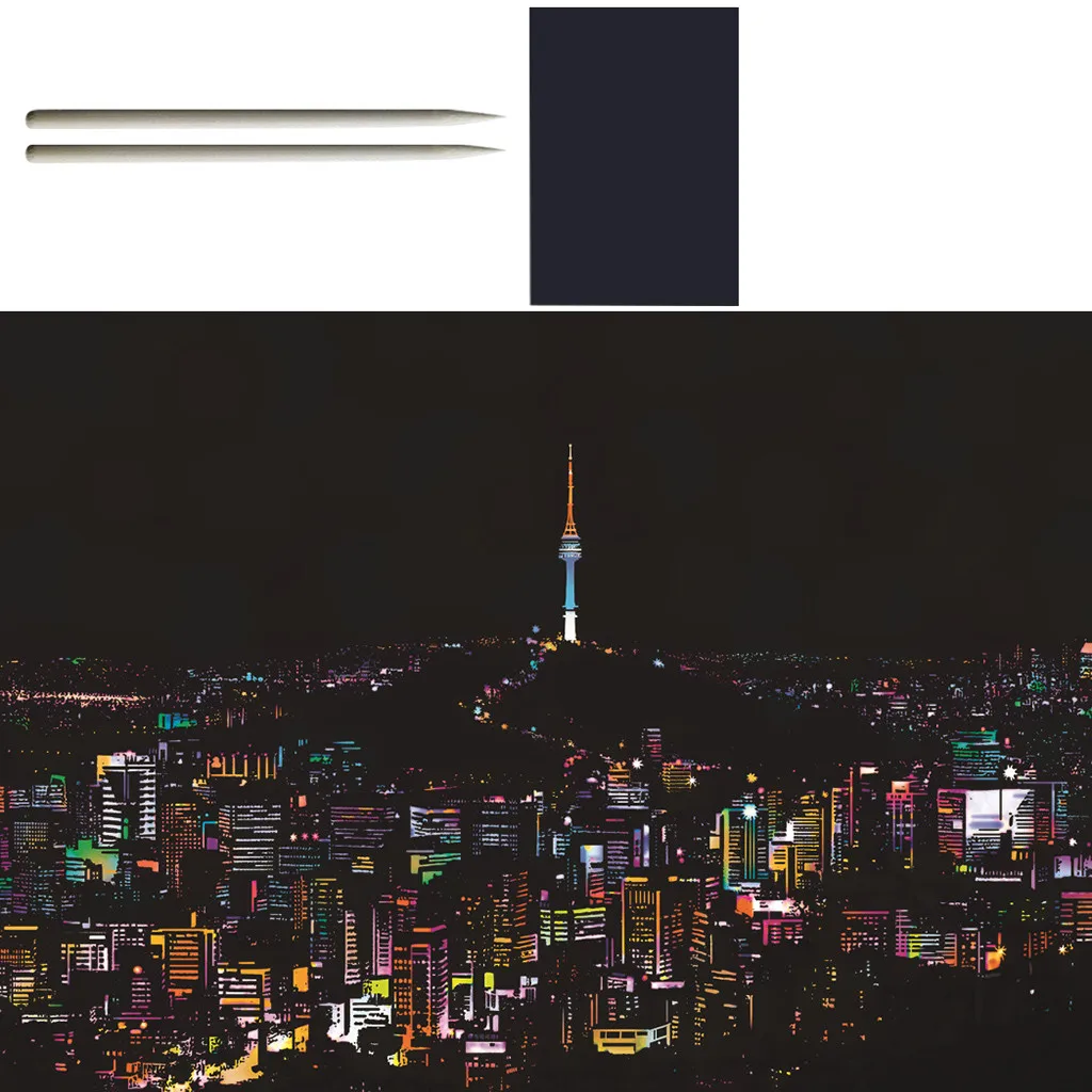 

Card Adult Magic Gold It Teen Scratch Scratch Scratch Color Pictures Art Education