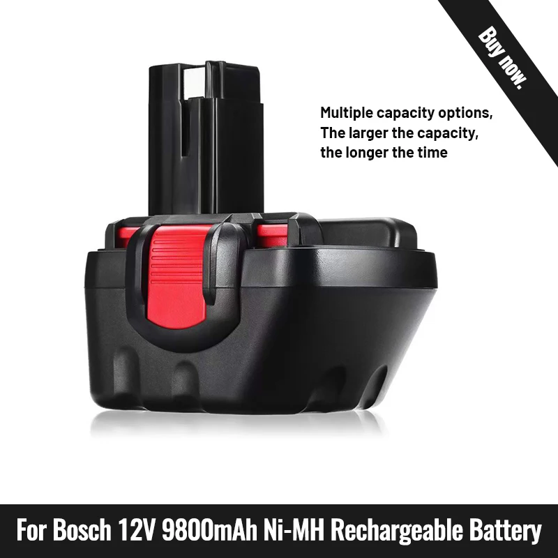 

NewFor Bosch 12V 12800mah PSR Rechargeable Battery 12V 12.8AH AHS GSB GSR 12 VE-2 BAT043 BAT045 BAT046 BAT049 BAT120 BAT139
