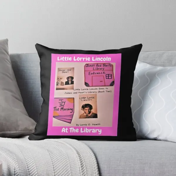 

Little Lorrie Lincoln At The Library Printing Throw Pillow Cover Throw Anime Hotel Fashion Square Bedroom Pillows not include