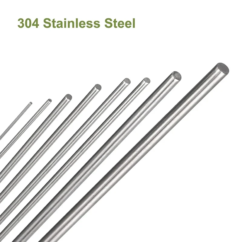 Фото 5 шт. ~ 1 шт. 0,8 ~ 15 мм диаметр стержня из нержавеющей стали 304 125/200/250/330/500 мм твердые стержни с круглым валом для DIY ремесленной модели автомобиля №5