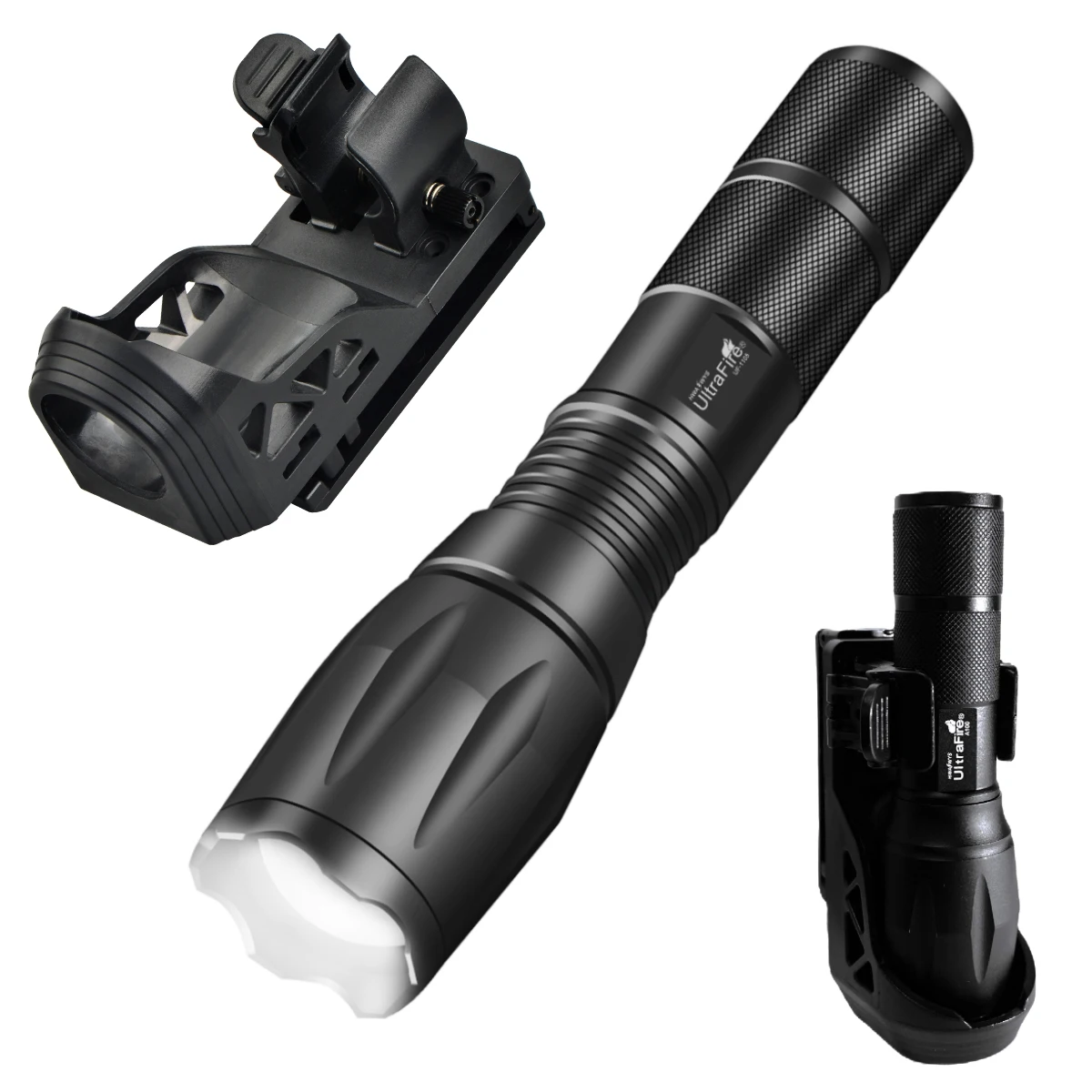 UltraFire A100 тактический фонарь 5 режимов 1000 люмен светодиодный ручной фонарик с