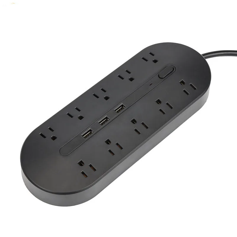 

Smart Socket Us Plug Ac Port Overcharge Protection Overcurrent Protection Fire-Retardant Materials Smart Usb Charging Sockets