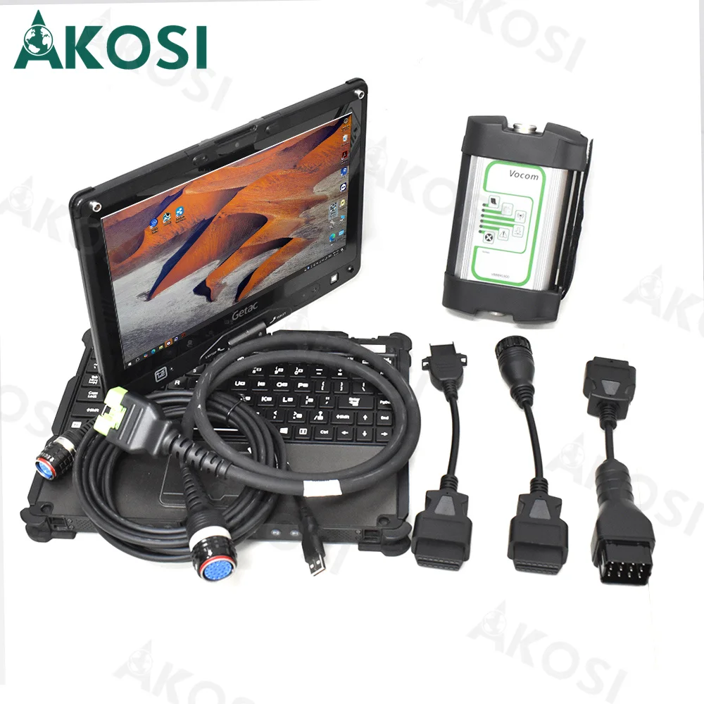 Фото Ноутбук Getac V110 для диагностического инструмента VOCOM 88890300 для грузовиков Renault/UD/Mack, экскаваторов, EURO6 V2.8 PTT Premium Tech Tool №3