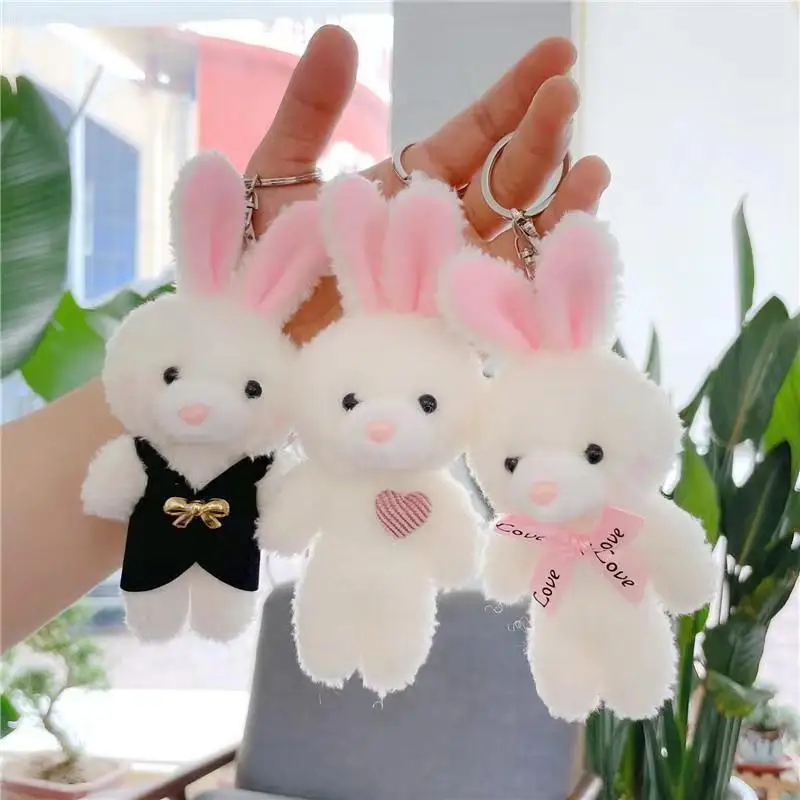 

Powder Blusher Rabbit Keychain Bag Accessory Keychain