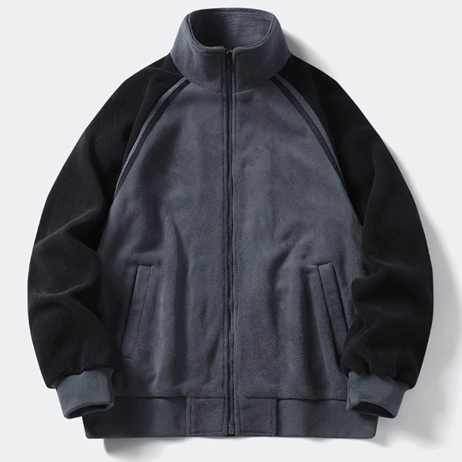 Мужская бейсбольная куртка 2024 новинка осени и зимы повседневное плюшевое пальто