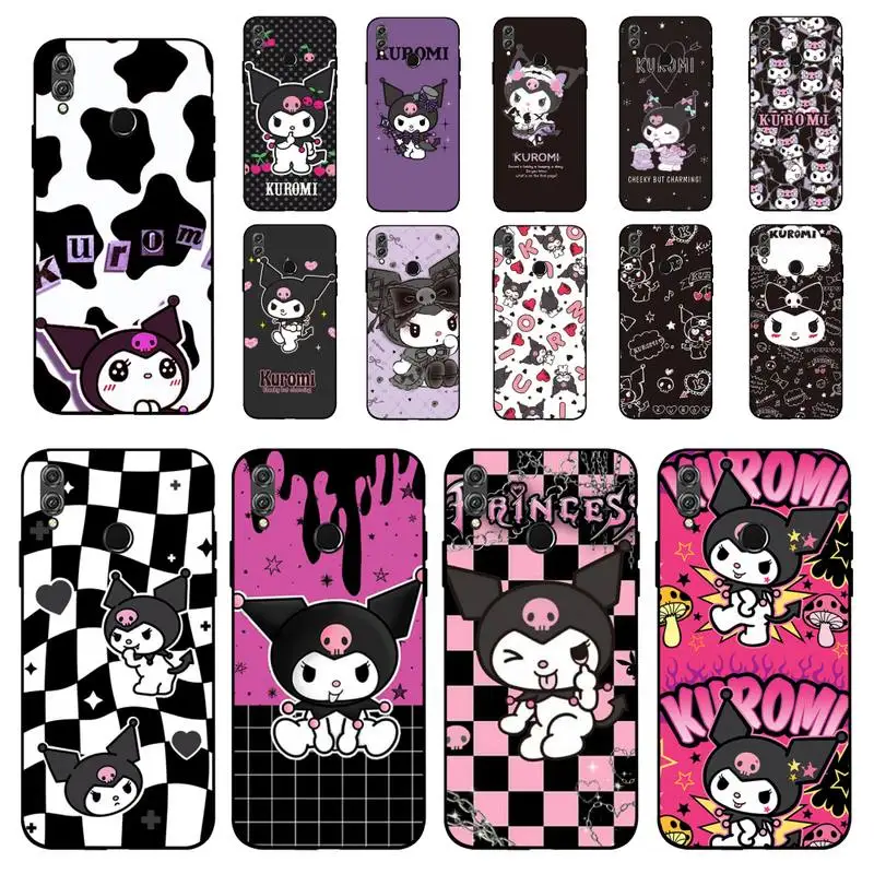 

BANDAI cute Kuromi Phone Case for Huawei Honor 10 i 8X C 5A 20 9 10 30 lite pro Voew 10 20 V30