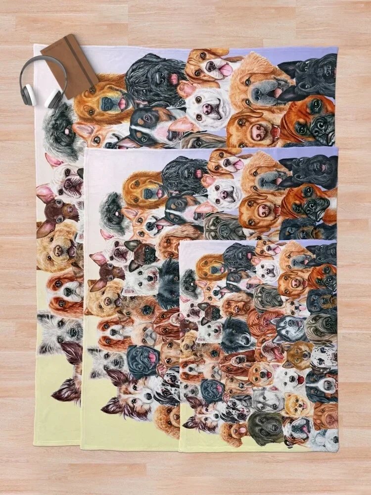 Красивый коллаж собак так много раскрашенных красивых лиц ЛУЧШИЕ собаки!