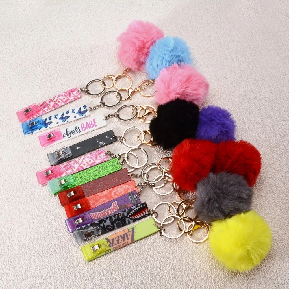 

Wholesale Debit Card Grabber Keychain Bling ATM Credit Card Grabber Pullers For Long Nails Debit Card Keychain Funda Para Llaves