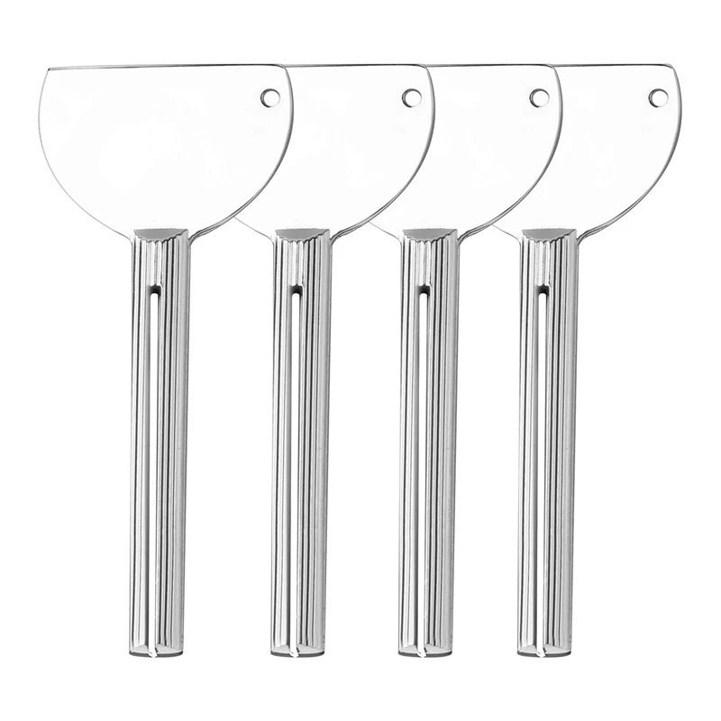 

4 Pieces of Metal Toothpaste Squeezer Toothpaste Squeezer Key Roller Tube Paste Paint Squeezer Household Toilet Tools