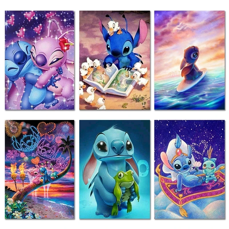 

5D DIY Diamond Painting anime cartoon animals full Square Drill Embroidery Cross Stitch kit Mosaic picture home decor