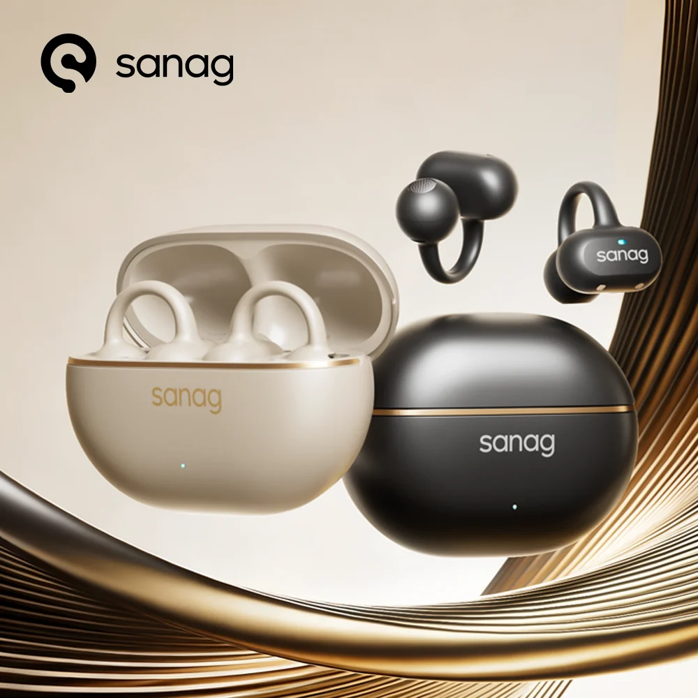 Фото Sanag Z50 Ultra Open Ear Clip on Bluetooth Наушники HiFi Sound OWS Беспроводные наушники HD Call Наушники с глубокими басами Спортивная гарнитура №1