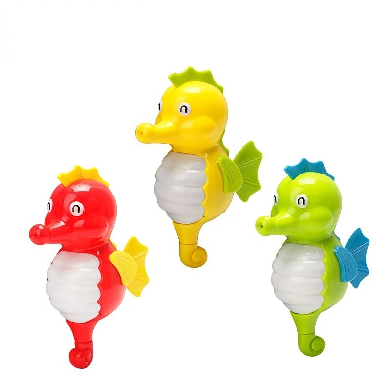 

1Pc Bath Toys Turtle Dolphin Baby Shower Baby Wind Up Swim Play Toy Swimming Pool Accessories Baby Play In Water Random Color