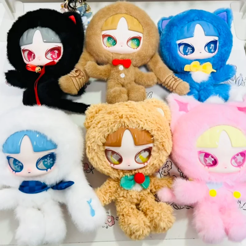 Фото INN'S Silent Winter Series Blind Box: Милая виниловая плюшевая аниме-кукла-подвеска, сюрприз-бокс, декоративная таинственная коробка, игрушка-кукла №1