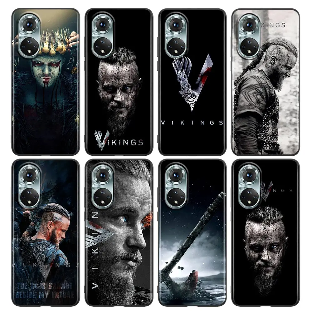 

Vikings Axe Viking Art TV Show Funda For Honor 50 60 30 20 Lite 8X X8 9A 9C Case Silicone Cover Nova 7i 8i 9 Y60 Pro Cases