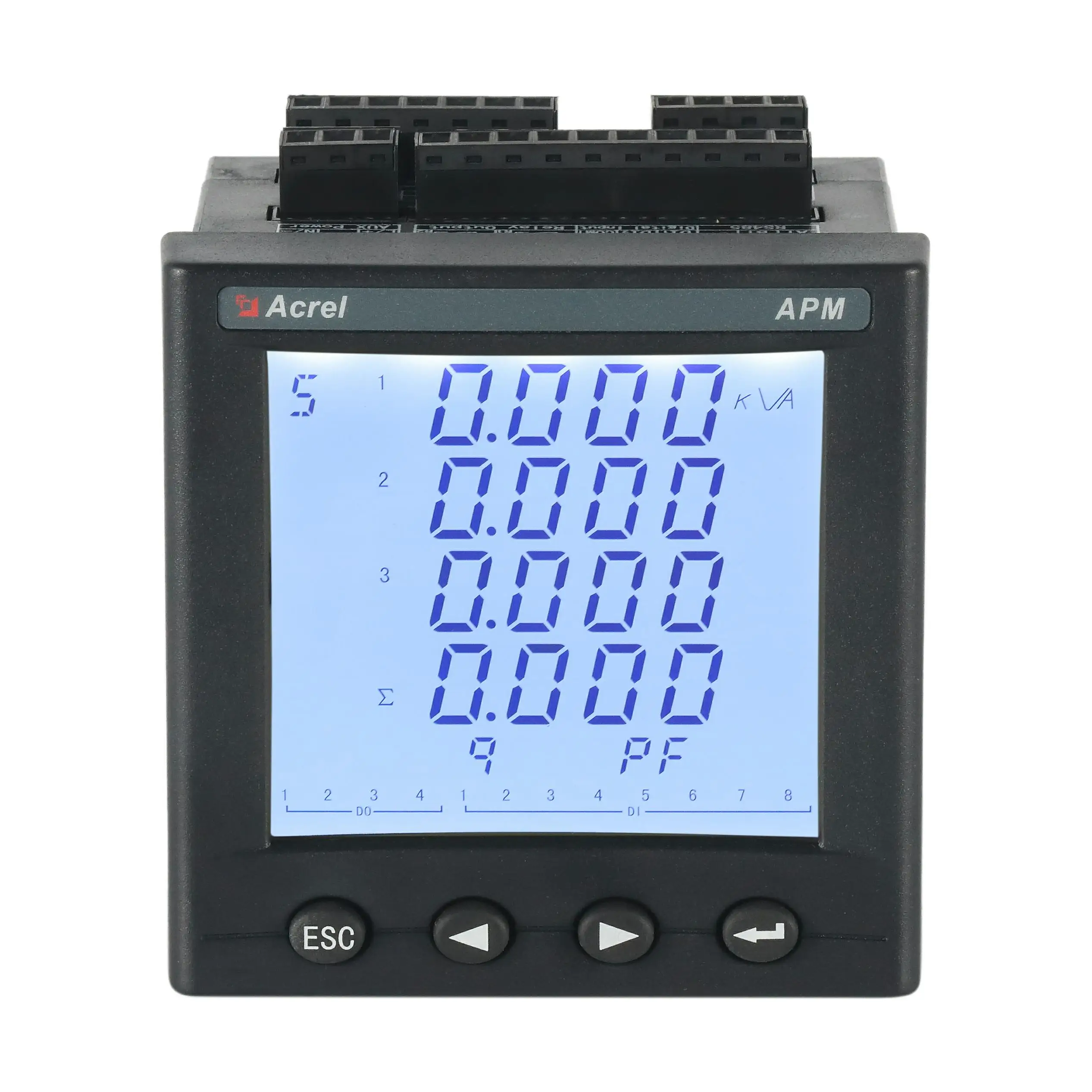 

APM-800 Multi-Functions Power Meter for Full Power Measurement of Electrical Circuit with Event recording TE card